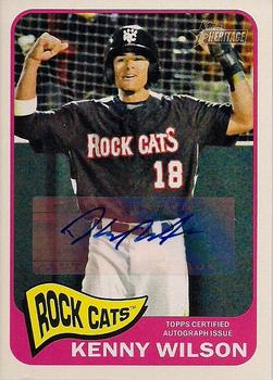 2014 Topps Heritage Minor League - Real One Autographs #ROA-KW Kenny Wilson Front