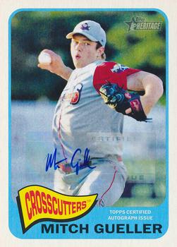 2014 Topps Heritage Minor League - Real One Autographs #ROA-MG Mitch Gueller Front