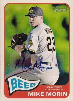 2014 Topps Heritage Minor League - Real One Autographs #ROA-MM Mike Morin Front