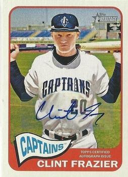 2014 Topps Heritage Minor League - Real One Autographs #ROA-CF Clint Frazier Front