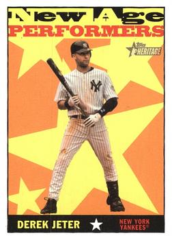 2010 Topps Heritage - New Age Performers #NAP8 Derek Jeter Front