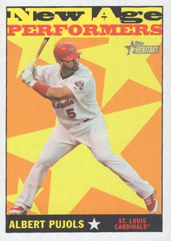 2010 Topps Heritage - New Age Performers #NAP9 Albert Pujols Front