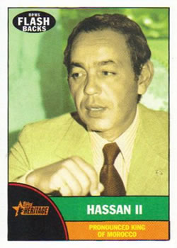 2010 Topps Heritage - News Flashbacks #NF5 Mohammed Hassan II Front