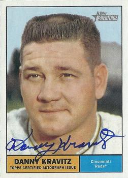 2010 Topps Heritage - Real One Autographs #ROADK Danny Kravitz Front