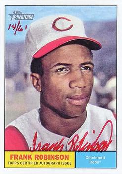 2010 Topps Heritage - Real One Autographs Red Ink #ROAFR Frank Robinson Front