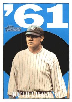 2010 Topps Heritage - Ruth Chase '61 #61BR10 Babe Ruth Front