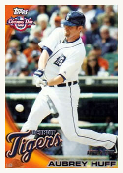 2010 Topps Opening Day #16 Aubrey Huff Front