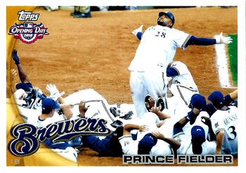 2010 Topps Opening Day #1 Prince Fielder Front