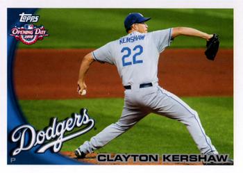 2010 Topps Opening Day #3 Clayton Kershaw Front