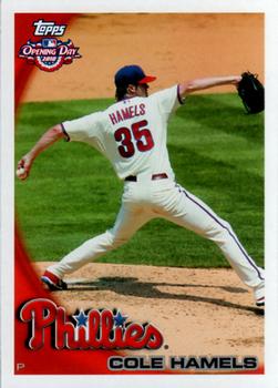 2010 Topps Opening Day #37 Cole Hamels Front