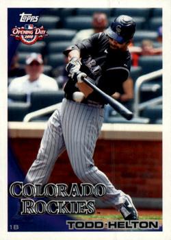 2010 Topps Opening Day #173 Todd Helton Front