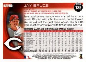 2010 Topps Opening Day #185 Jay Bruce Back