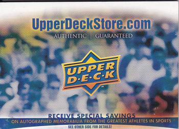 2010 Upper Deck #NNO UpperDeckStore.com Savings Offer Front