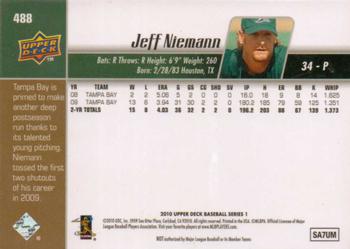 2010 Upper Deck #488 Jeff Niemann Back