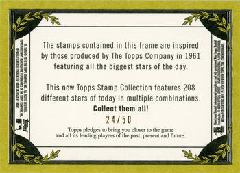 2010 Topps Heritage - Framed Dual Stamps #NNO Mark Buehrle / Yunel Escobar Back