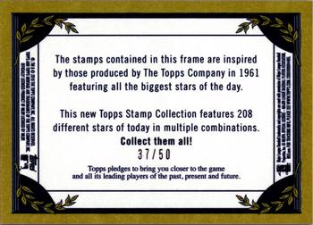 2010 Topps Heritage - Framed Dual Stamps #NNO Magglio Ordonez / Roy Oswalt Back