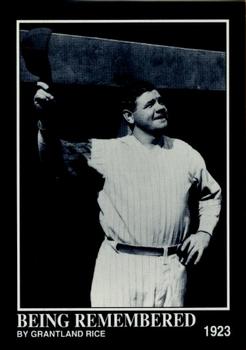 1992 Megacards Babe Ruth - Prototyes #138 Remembered By Grantland Rice Front
