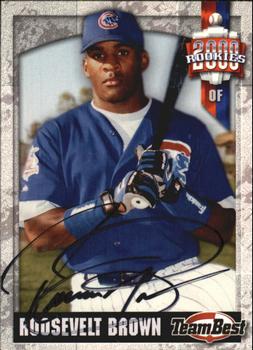 2000 Team Best Rookies - Autographs #NNO Roosevelt Brown Front