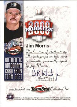 2000 Team Best Rookies - Autographs #NNO Jim Morris Back