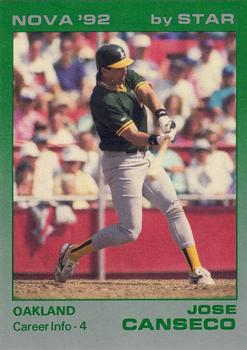 1992 Star Nova #99 Jose Canseco Front