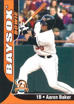 2013 Choice Bowie Baysox #04 Aaron Baker Front