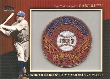 2010 Topps - Manufactured Commemorative Patch #MCP-2 Babe Ruth Front