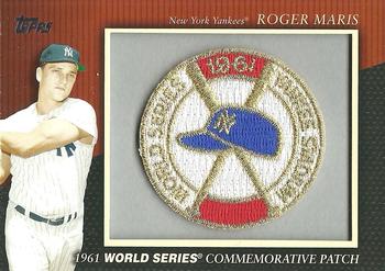 2010 Topps - Manufactured Commemorative Patch #MCP-17 Roger Maris Front