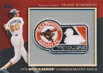 2010 Topps - Manufactured Commemorative Patch #MCP-23 Frank Robinson Front
