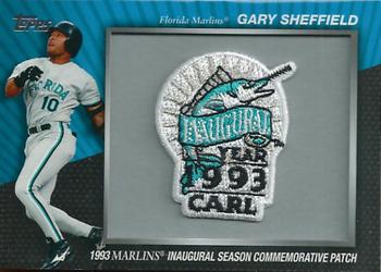 2010 Topps - Manufactured Commemorative Patch #MCP-32 Gary Sheffield Front