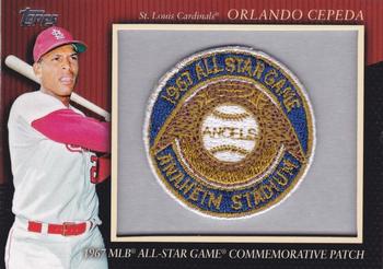 2010 Topps - Manufactured Commemorative Patch #MCP55 Orlando Cepeda Front