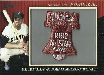 2010 Topps - Manufactured Commemorative Patch #MCP61 Monte Irvin Front