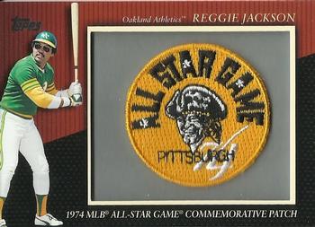 2010 Topps - Manufactured Commemorative Patch #MCP62 Reggie Jackson Front