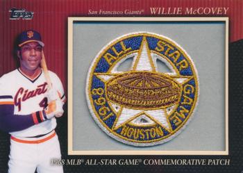 2010 Topps - Manufactured Commemorative Patch #MCP71 Willie McCovey Front