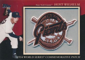 2010 Topps - Manufactured Commemorative Patch #MCP88 Hoyt Wilhelm Front