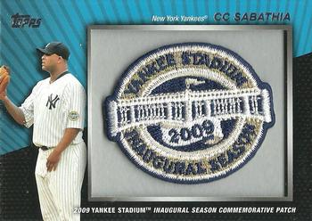 2010 Topps - Manufactured Commemorative Patch #MCP100 CC Sabathia Front