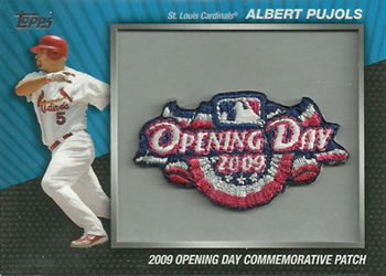2010 Topps - Manufactured Commemorative Patch #MCP-48 Albert Pujols Front