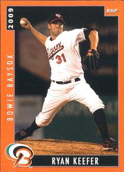 2009 Grandstand Bowie Baysox #NNO Ryan Keefer Front