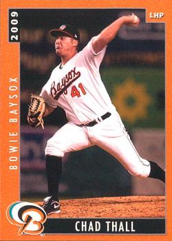 2009 Grandstand Bowie Baysox #NNO Chad Thall Front