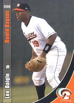 2006 Grandstand Bowie Baysox #NNO Leo Daigle Front