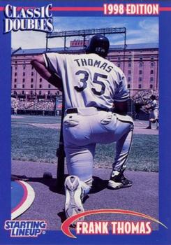 1998 Kenner Starting Lineup Cards Classic Doubles #546416 Frank Thomas Front