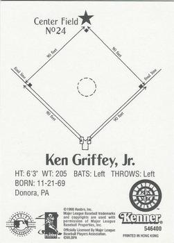 1998 Kenner Starting Lineup Cards Classic Doubles #NNO Ken Griffey Jr. Back