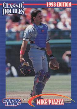 1998 Kenner Starting Lineup Cards Classic Doubles #546421 Mike Piazza Front
