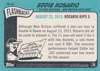 2014 Topps Heritage Minor League - Flashbacks #FB-ER Eddie Rosario Back