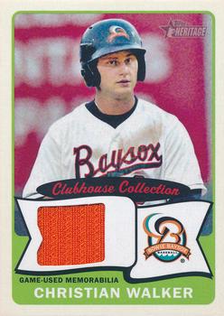 2014 Topps Heritage Minor League - Clubhouse Collection Relics #CCR-CW Christian Walker Front