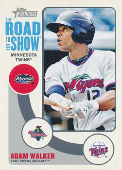 2014 Topps Heritage Minor League - The Road to the Show #RTTS-AW Adam Walker Front