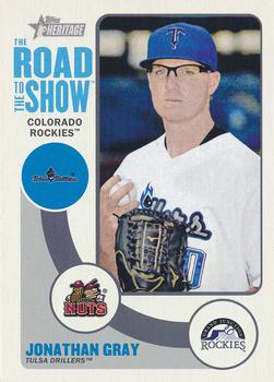2014 Topps Heritage Minor League - The Road to the Show #RTTS-JG Jonathan Gray Front