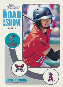 2014 Topps Heritage Minor League - The Road to the Show #RTTS-JR Jose Rondon Front