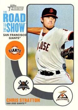 2014 Topps Heritage Minor League - The Road to the Show #RTTS-CST Chris Stratton Front