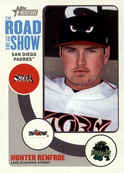 2014 Topps Heritage Minor League - The Road to the Show #RTTS-HR Hunter Renfroe Front