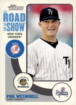 2014 Topps Heritage Minor League - The Road to the Show #RTTS-PW Phil Wetherell Front